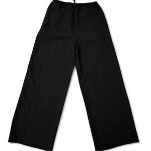MOD REF Black Wide-Leg Pants